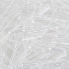 Load image into Gallery viewer, 100  Pack Plastic Transfer Pipettes 3mL, Graduated to .5mL
