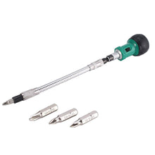 Load image into Gallery viewer, Pro&#39;sKit 1PK-201 Flexible Ratchet Driver Set with 10 Bits
