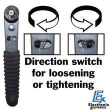 Load image into Gallery viewer, Right Angle Close Quarters Ratcheting Reversible Screwdriver Set with 18 Bits
