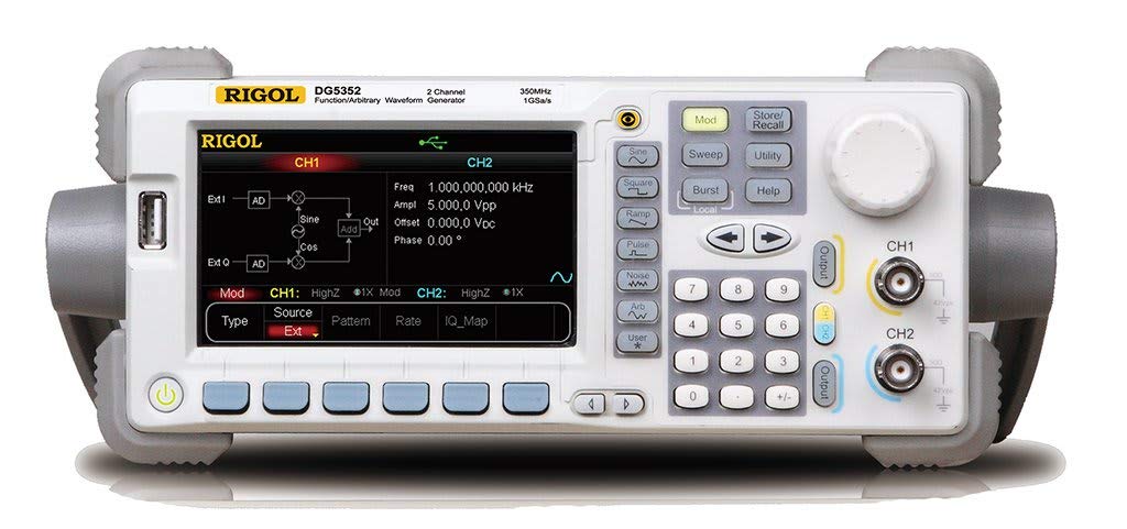 350 MHz, 2 Channel, 14 bit Arbitrary Waveform and Function Generator with 128 Mpt arb memory | 350 MHz bandwidth | 2 Channels | 1 GSa/Sec waveform output | 14 bit vertical resolution