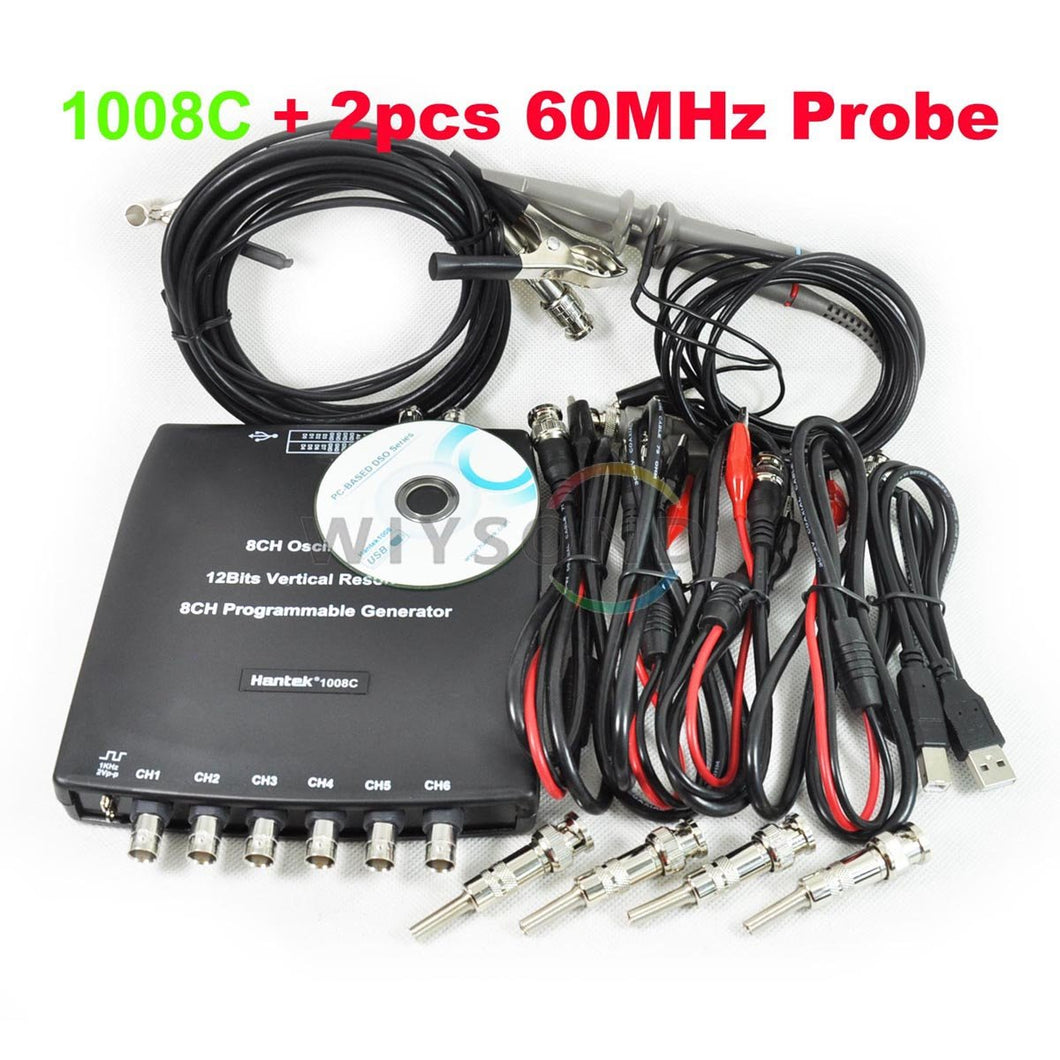 8 channels oscilloscope, 2.4MSa/s real time sampling rate | 12 bits vertical resolution, spectrum analysis function | Bus Diagnosis: CAN bus data examine, CAN bus signal integrity, CAN bus LH long time acquisition, LIN bus | Sensor: Air Flow Meter, Camshaft, Crankshaft, Distributor, Lambda sensor, Throttle position | More than 20 types of automatic testing function, a similar interface with bench top oscilloscope, easy to use