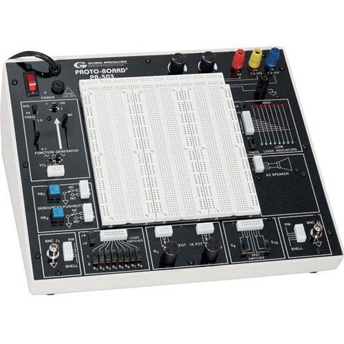 Ideal for analog, digital and microprocessor circuits | New high and low buffered logic indicators | New 8 selectable logic switches | 8 channel logic monitor | 3-year warranty on all parts and workmanship.
