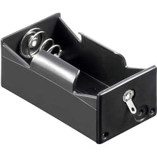 Load image into Gallery viewer, Plastic 1 &quot;D&quot; Battery Holder with solder lugs | Color: Black
