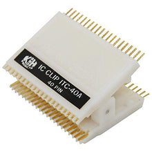 Load image into Gallery viewer, 40 Pin IC Test Clip clamp tool with 0.6&quot; Pin Spacing | Header connector for easier, faster, hand-free testing. Easy attachment on high density PC boards. | Lead channel makes probe steady without sliding off | Gold-plated pins for best contact | Simplifies prototyping, production test, field service work and quality control inspection
