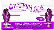 Load image into Gallery viewer, Size MEDIUM, 4mil | Superior strength with tactile sensitivity | Reduces hand fatigue | Full case, 10 packs of 100, total 1000 gloves | 
