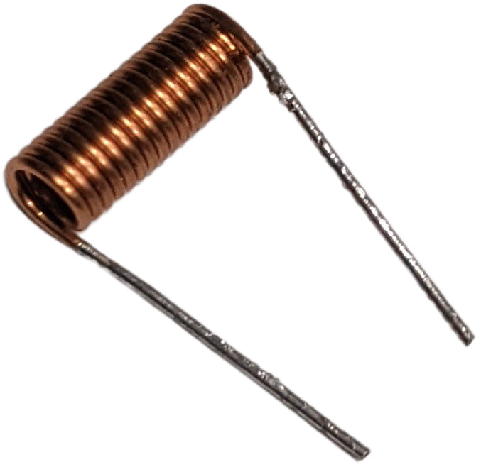 16 Turn Coil of .39 μh Inductance, Q=100 @ 50MHz, SFR 600 MHz (min.)