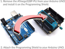 Load image into Gallery viewer, CANADUINO ZIF Socket Programming Shield V2 for Arduino
