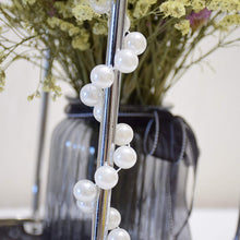 Load image into Gallery viewer, 22 Yards Large Stringed Faux Pearls Beads Garland by the Roll for Crafting and Decorating, 10mm Beads, White Color
