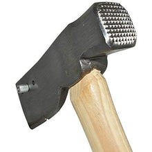 Load image into Gallery viewer, Shingling Roofing Hatchet with Milled Striking Face, Three-Position Exposure Gauge, Nail Slot, and Hickory Wood Handle
