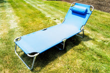 Load image into Gallery viewer, Aluminum Alloy Folding Bed/Lawn Chair
