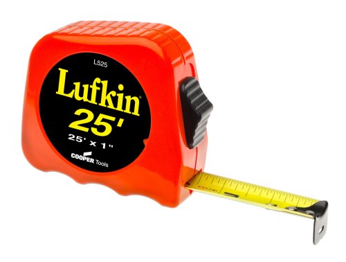 Easy rewind mechanism locks into case | Comes with a high impact plastic case | Flexible steel tape for durability | Has a unique slide lock design allowing for easy control of tape blade. | Hi-Viz orange color makes tape easier to locate in a tool box, cabinet or drawer.