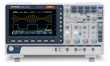 Load image into Gallery viewer, 50MHz bandwidth, 4ch input, 1GSa/s maximum sampling rate | 10M maximum memory depth for each channel | 7&quot; 800 x 480 WXGA LCD display, 256 color gradient display function to strengthen waveform performance | 1Mpts FFT frequency domain signal display | Zero Key function for horizontal time, vertical voltage and triggering
