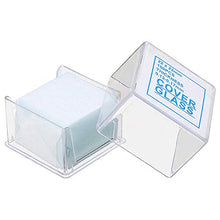 Load image into Gallery viewer, 1000 Pack of 22x22mm Cover Glass Slips for Microscope Slides (.13 to .17mm Thick) - Includes 10 Containers of 100
