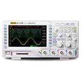 Bandwidth: 70 MHz. 4 channels. Real-time sample rate: 1 GSa/s. | Memory depth: 12 Mpts. Built in dual-channel 25 MHz waveform generator | Innovative UltraVision technology. Waveform acquisition rate up to 30,000 wfms/s. | Low noise ?oor, dynamic Range: 1mV/div to 10V/div 7-inch color LCD. | Standard interface: LAN, USB host and device, AUX, USB-GPIB (opt.) Compact design, small dimensions.