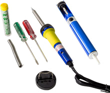 Load image into Gallery viewer, Soldering Iron Kit - Includes 30w Soldering Iron, Solder, Desolder Pump, and 2 Screwdrivers
