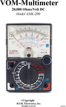 Load image into Gallery viewer, DIY Build Your Own Analog Multimeter, Advanced Skill Level Soldering Practice Kit with Assembly Manual
