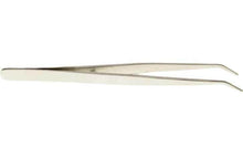 Load image into Gallery viewer, 7 Inch Curved Blunt Tip Tweezers, Stainless Steel
