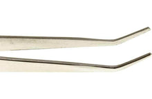 Load image into Gallery viewer, 7 Inch Curved Blunt Tip Tweezers, Stainless Steel
