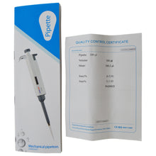 Load image into Gallery viewer, JoanLab 100µL Precision Mechanical Pipettor Micropipette, Accurately and Precisely Samples and Dispenses 100 Microliters of Liquid
