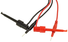 Load image into Gallery viewer, 24&quot; Pin of Breadboard to Minigrabber Clip Set, Includes 1 Red and 1 Black Lead

