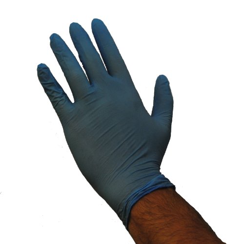 Size: MEDIUM, 4mil | Latex free, no alleriges | Extra comfort, tear resistant cuff | Full case, 10 packs of 100, total 1000 gloves | 