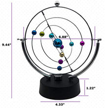 Load image into Gallery viewer, Kinetic Perpetual Motion Galaxy, Outer Space Gadget That Flips and Rotates in Continuous Motion, Battery Operated Desktop Toy
