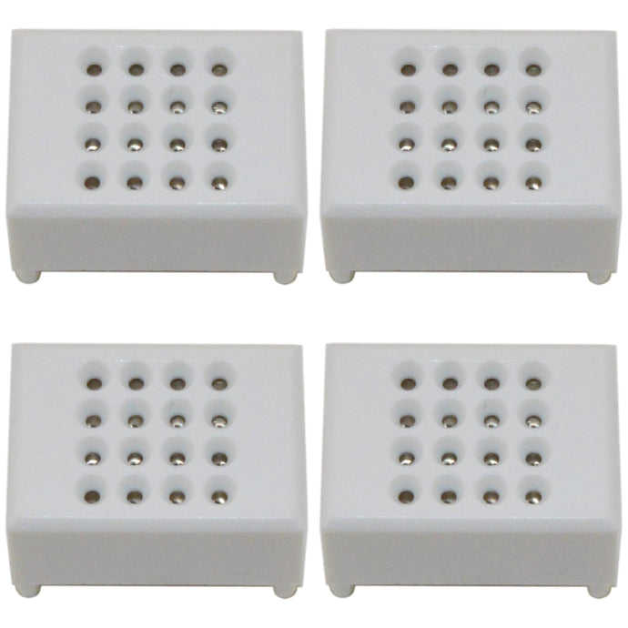 4 Pack of Quad Contact Point Blocks | 16 Tie Points | Measures .5