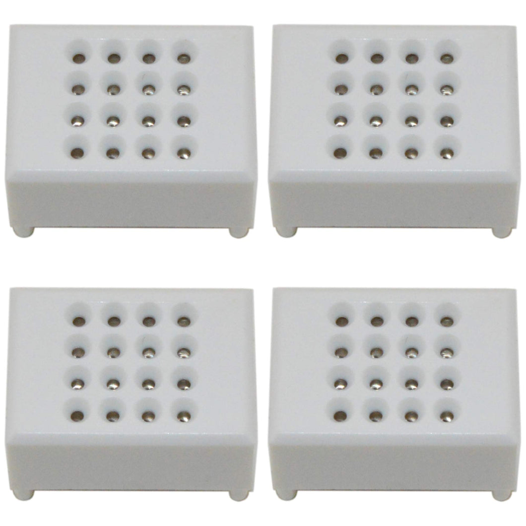 4 Pack of Quad Contact Point Blocks | 16 Tie Points | Measures .5