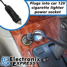 Load image into Gallery viewer, Portable 100 PSI Tire Inflator Digital Air Compressor for Tires, Bicycles, Balls, and Inflatables - Plugs into Car 12V Outlet - Flashlight
