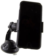 Load image into Gallery viewer, Universal Smartphone Holder for Car Windshield &amp; Dashboard, Suction Mount, 360 Degree Rotating Function, Cradle Fits ANY PHONE for Hands-Free Viewing
