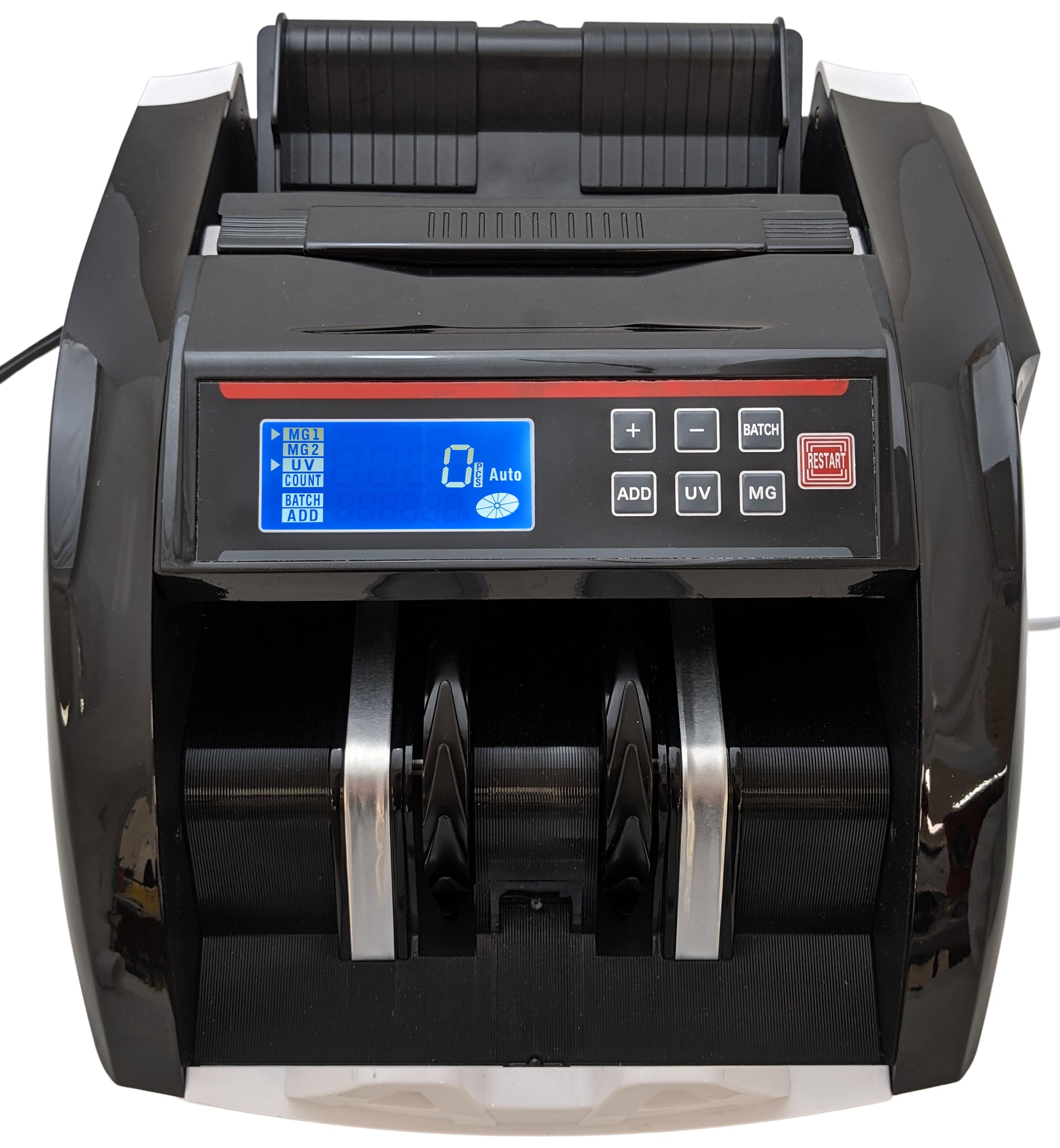Card Batch Counting Machine USA Business Grade Money Counter with UV/MG Counterfeit Detection - To ...