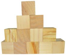 Load image into Gallery viewer, 12 Pack Unfinished Birch Wood Blocks, 2 Inch Natural Wooden Cubes with Smooth Surface for Painting, Arts, Crafts

