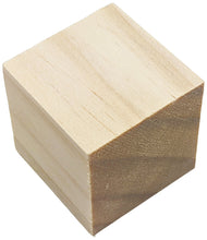Load image into Gallery viewer, 40 Pack Unfinished Birch Wood Blocks, 1.5 Inch Natural Wooden Cubes with Smooth Surface for Painting, Arts, Crafts, and Other DIY Projects
