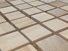 Load image into Gallery viewer, 40 Pack Unfinished Birch Wood Blocks, 1.5 Inch Natural Wooden Cubes with Smooth Surface for Painting, Arts, Crafts, and Other DIY Projects
