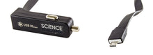 Load image into Gallery viewer, Flat USB Charging Cable for Car, Built-in USB Port (2.1A) and MicroUSB Plug - Plugs into Auxiliary Power Outlet
