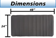 Load image into Gallery viewer, 24" x 48" Slip-Resistant Mat for use Underneath Stationary Bike and other Gym Equipment, Floor Protector
