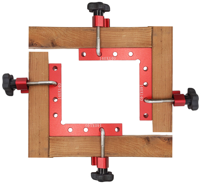 90 Degree Positioning Squares with 4 Clamps, 5.5