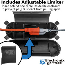 Load image into Gallery viewer, Weatherproof Electrical Extension Cord Cover, Splashproof Outdoor Connection Box Enclosure - Protects Holiday Decorations, String Lights, Power Tools
