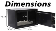 Load image into Gallery viewer, Electronic Safe with Digital Keypad, Program your own 3 to 8 Digit Pin, Includes 2 Emergency Keys and Mounting Bolts, Battery Operated Lock Box
