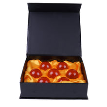 Load image into Gallery viewer, Complete Set of Acrylic Miniature Collectible Crystal Dragon Balls - 1.7 Inches Each - Includes Display Box
