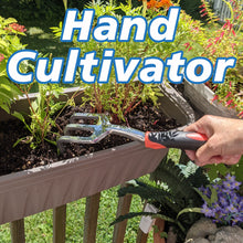 Load image into Gallery viewer, 4 Piece Gardening Tool Set - Transplant Trowel, Hand Cultivator Rake, Hand Trowel, and Weed Remover
