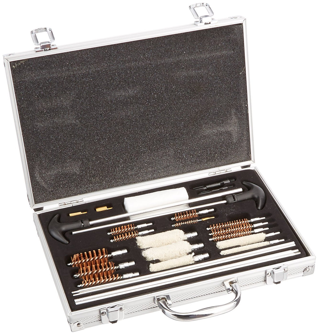 Universal Gun Cleaning Kit, Includes 24 Pieces to Clean Pistols, Shotguns, and Rifles - Includes Storage Case