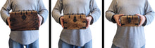 Load image into Gallery viewer, Set of 3 Wooden Pirate Treasure Chests, Includes Small, Medium, and Large Hinged Chests Decorated with Ornate Metal Accents and Hasps for Locks
