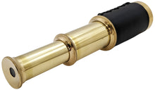 Load image into Gallery viewer, 6&quot; Handheld Brass Telescope with Wooden Storage Box - Functional Pirate Spyglass, Collapsible Design for Costume / Cosplay or Decoration
