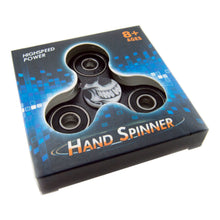 Load image into Gallery viewer, Skull Fidget Spinner - Tri-Spinner Sensory Toy

