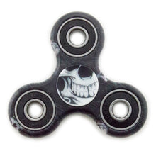 Load image into Gallery viewer, Skull Fidget Spinner - Tri-Spinner Sensory Toy
