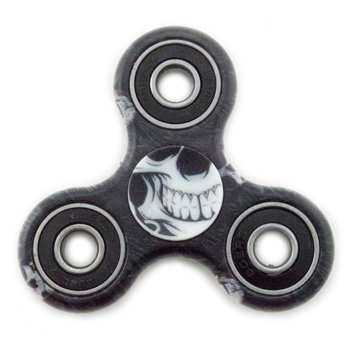 Skull Fidget Spinner - Tri-Spinner Sensory Toy