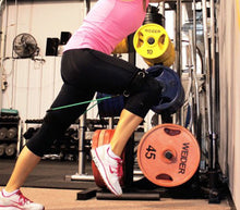 Load image into Gallery viewer, Latex Resistance Bands with Tube Straps - Leg and Abdomen Workout Exercise
