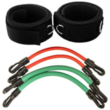 Load image into Gallery viewer, Latex Resistance Bands with Tube Straps - Leg and Abdomen Workout Exercise
