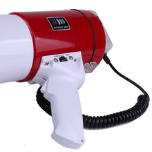 Load image into Gallery viewer, Rechargeable 50 Watt Loud Megaphone with Siren Bullhorn Speaker Outdoor Portable Amplifier
